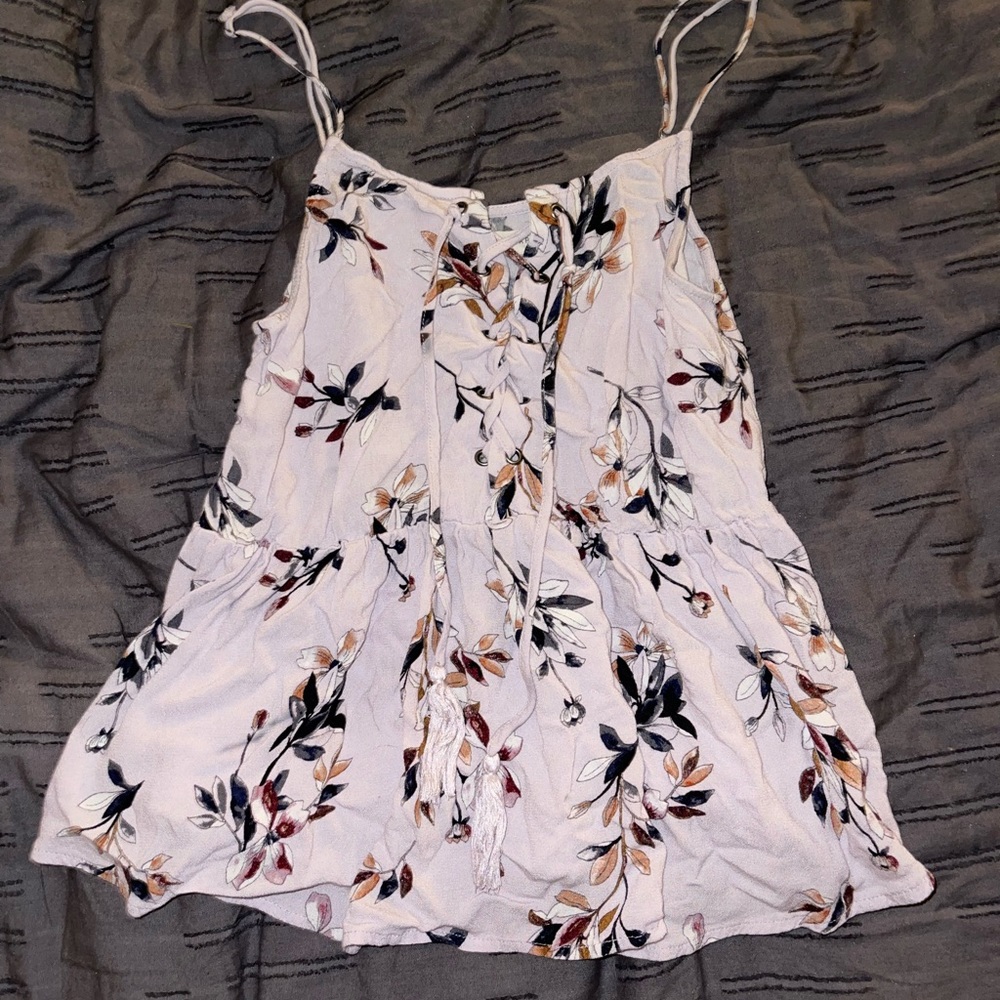 Purple floral top